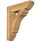 Ekena Millwork Olympic Slat Rough Sawn Bracket, Western Red Cedar, 6"W x 26"D x 30"H BKT06X26X30OLY06RWR - alternate 1